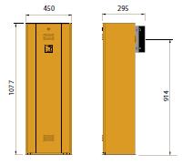 Габаритные размеры шлагбаума GARD 6000